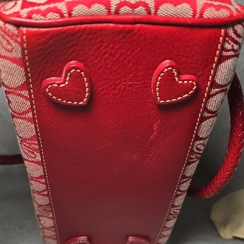 Brighton Red Heart Satchel - Picture 16 of 16